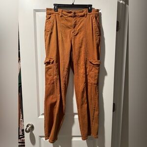 Women’s Cargo Pants in Burnt Orange